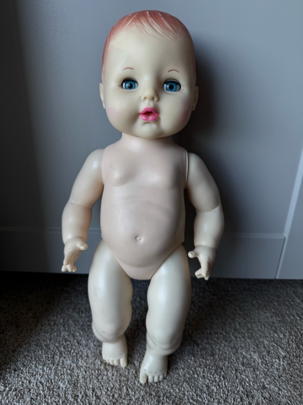 Vintage 1983 Ideal Betsy Wetsy 16” Drink And Wet Baby Doll